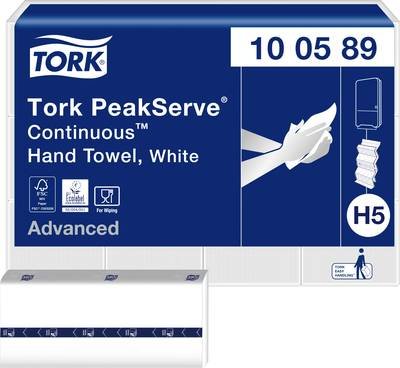 TORK 100589 Papierhandtücher (L x B) 22.5 cm x 20.1 cm 1 Set