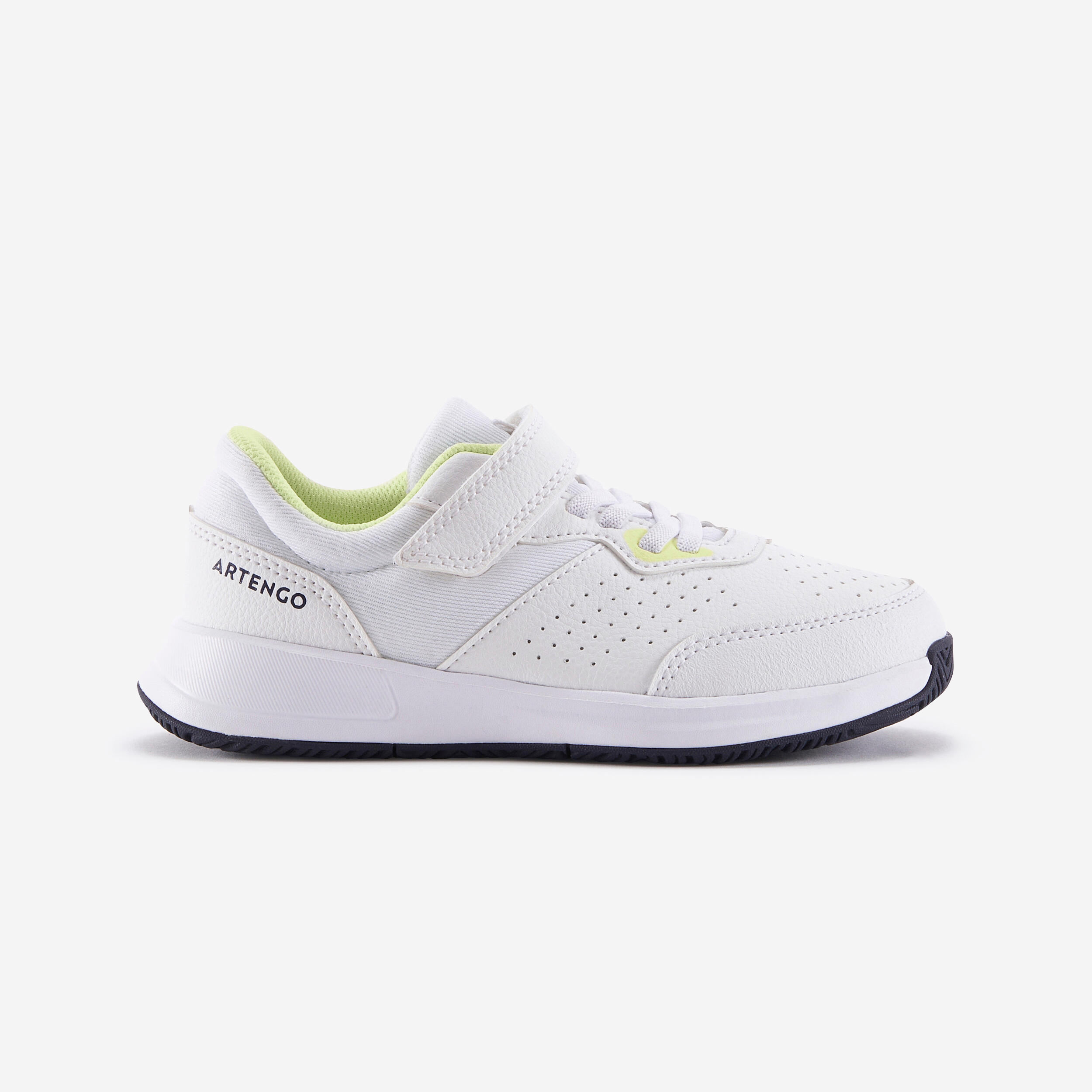 ARTENGO Tenis de velcro Niño - Essentiel KD blanco amarillo