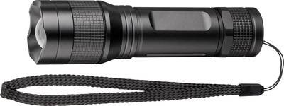 Goobay 44560 LED Taschenlampe, Outdoor Taschenlampe, Handlampe, 300 Lumen LED bis 150 Meter, Spritzwassergeschützt