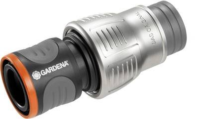 GARDENA 18256-50 Gardena 18256-50, Schlauchanschluss, Metall, Schwarz, Grau, Orange Schlauch-Verbinder 19 mm (3/4") Ø