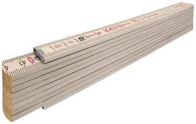 Stabila Holz-Gliedermaßstab Type 400 14348 Maßstab 2 m Buchenholz
