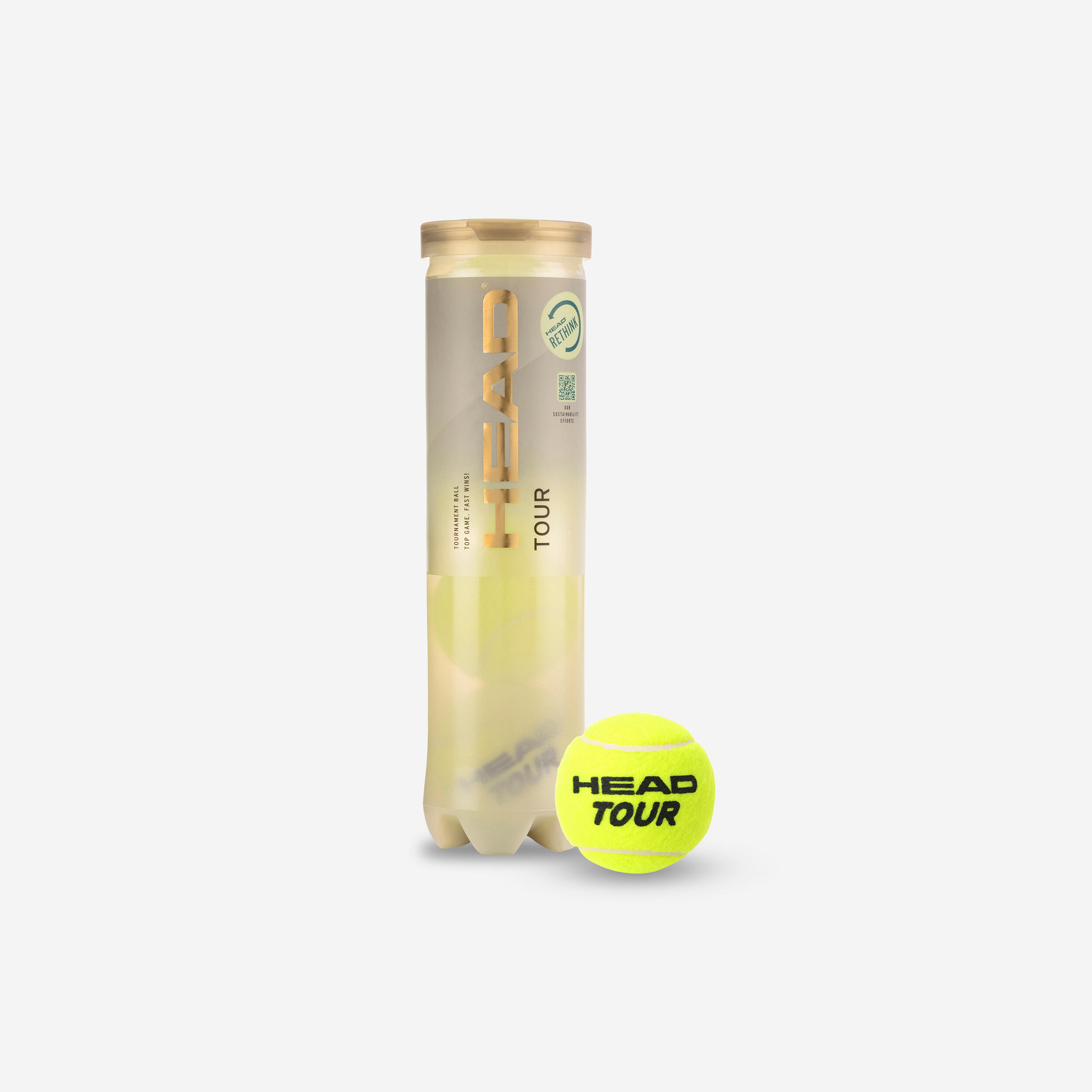 HEAD Pelota de tenis Head Tour x4 polivalente