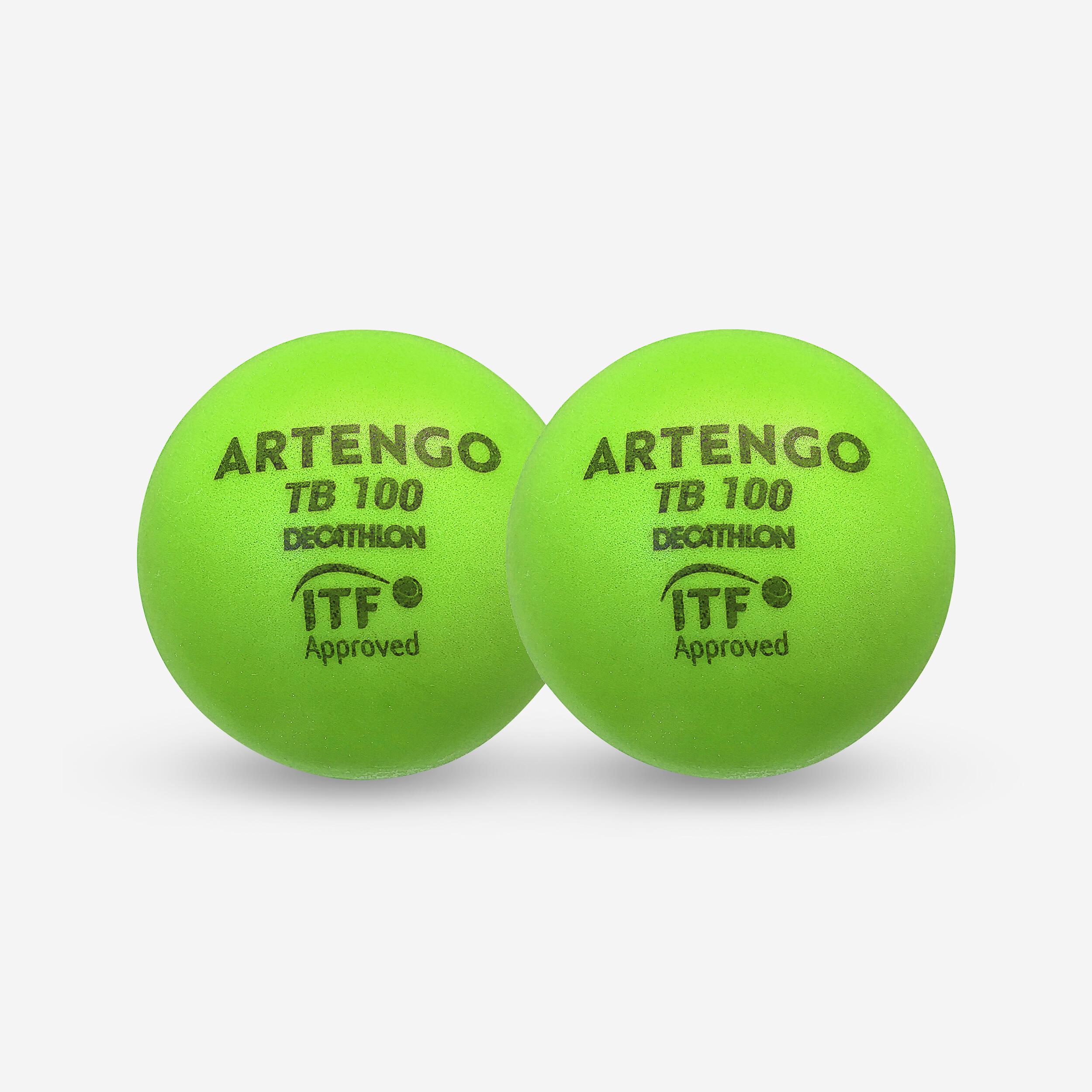 ARTENGO Pelota de tenis espuma Artengo TB100 x2 9 cm verde