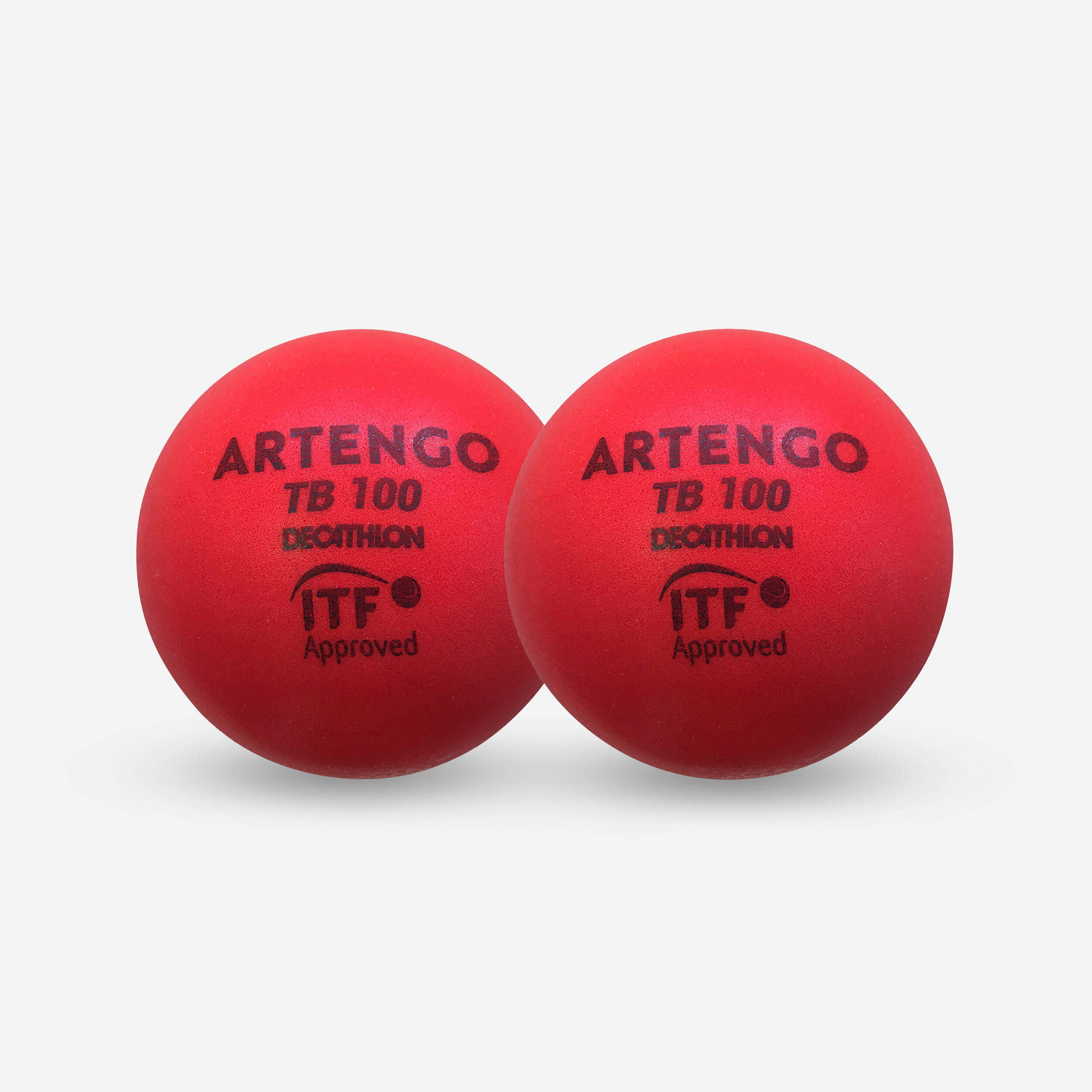 ARTENGO Pelota de tenis espuma Artengo TB100 x2 9 cm rojo