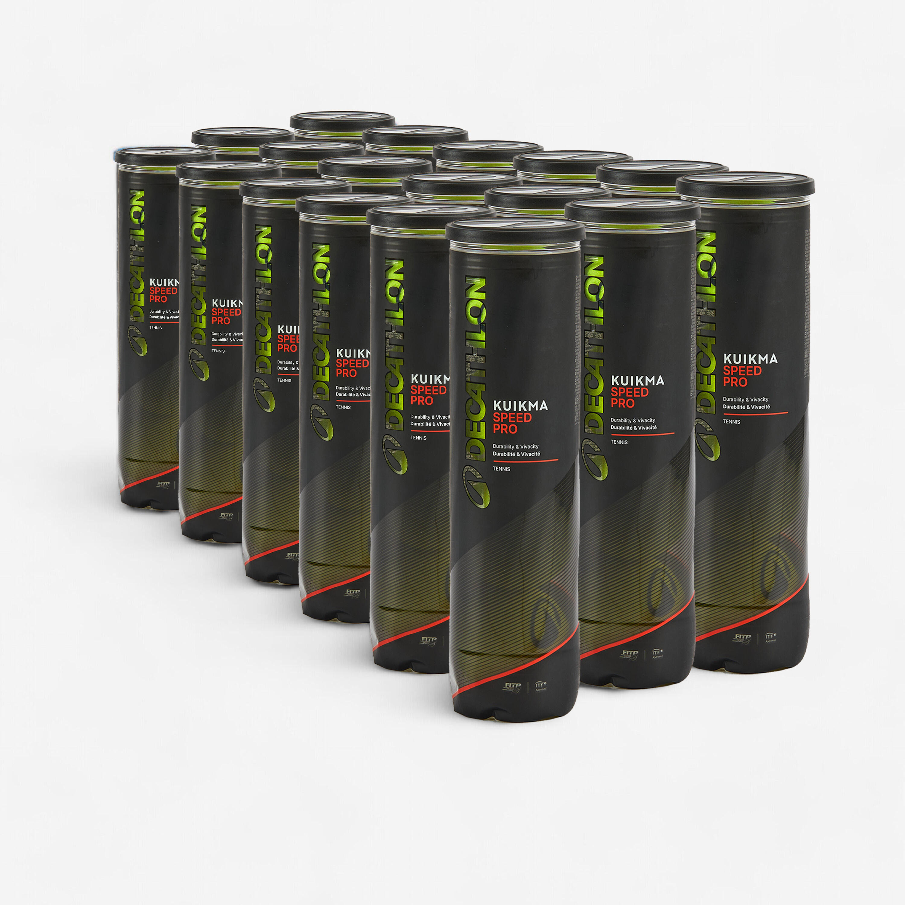 KUIKMA Cajón de pelotas de tenis Artengo TB930 18 botes x4 velocidad