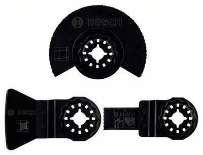 Bosch Accessories 2607017324 PMF Multifunktionswerkzeug-Zubehör-Set 3teilig Multifunktionswerkzeug-Zubehör-Set 1 Set