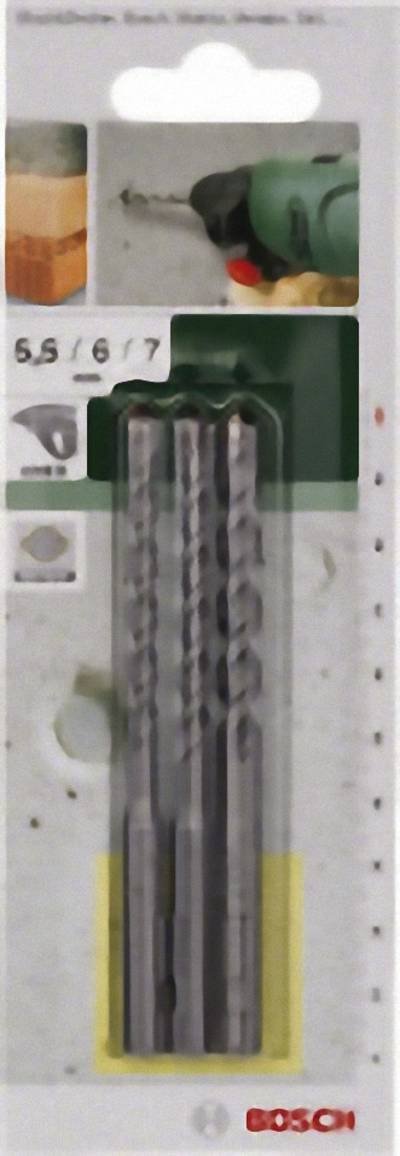 Bosch Accessories 2609256909 Beton-Spiralbohrer-Set 3teilig 5.5 mm, 6 mm, 7 mm SDS-Quick 1 Set