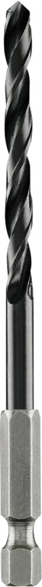 Bosch Accessories 2609255142 HSS Metall-Spiralbohrer 5 mm rollgewalzt 1/4" (6.3 mm) 1 St.