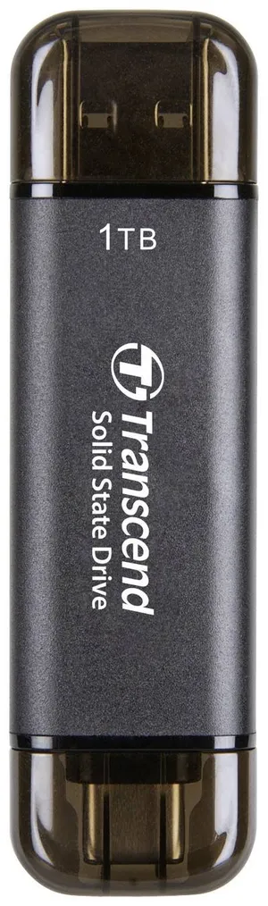 Transcend ESD310C 1 TB Externe SSD USB-A (USB 3.2 Gen 2), USB-C® Schwarz TS1TESD310C