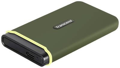 Transcend ESD380C 1 TB Externe SSD USB-C®, USB-A Grün TS1TESD380C