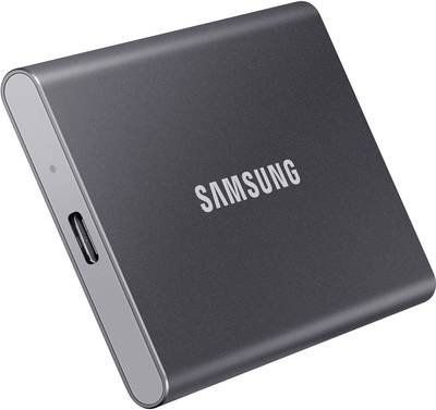 Samsung Portable T7 2 TB Externe SSD USB-A (USB 3.2 Gen 2) Grau PC/Mac MU-PC2T0T/WW