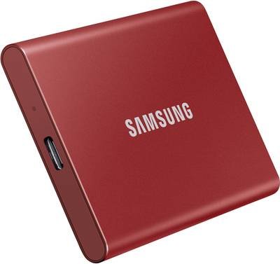 Samsung Portable T7 2 TB Externe SSD USB-A (USB 3.2 Gen 2) Rot PC/Mac MU-PC2T0R/WW