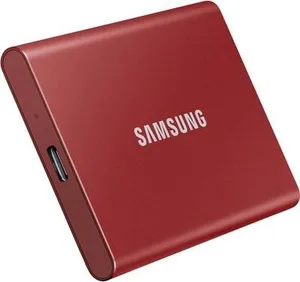 Samsung Portable T7 2 TB Externe SSD USB-A (USB 3.2 Gen 2) Rot PC/Mac MU-PC2T0R/WW
