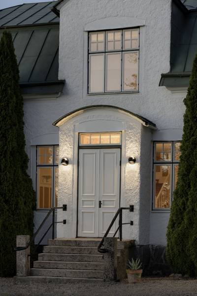 Konstsmide Hild 426-750 Außenwandleuchte LED GU10 14 W Schwarz