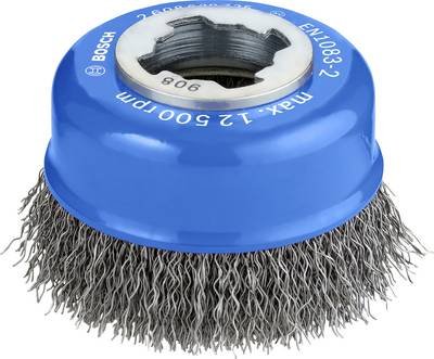 Bosch Accessories Bosch Accessories Topfbürste X-LOCK Clean for Metal, 75 mm, 0,3 mm, gewellter Stahldraht Bosch Power T
