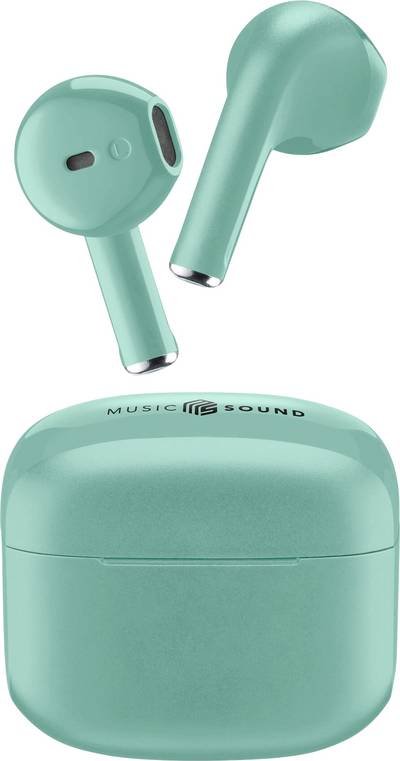 Cellularline In Ear Headset Bluetooth®, Kabellos Grün Ladecase