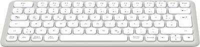 Hama WK-500 Funk Tastatur Deutsch, QWERTZ Weiß