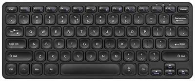 Perixx PERIBOARD-416 DE USB Tastatur Deutsch, QWERTZ Schwarz USB-Hub