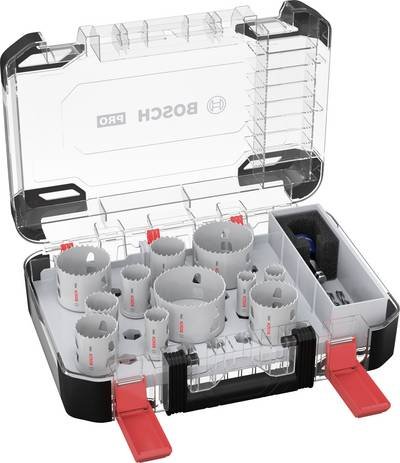 Bosch Accessories 2608594426 2608594426 Lochsägen-Set 20 mm, 22 mm, 25 mm, 32 mm, 35 mm, 40 mm, 44 mm, 51 mm, 60 mm, 68