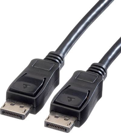 VALUE DisplayPort Kabel, DP ST - ST, schwarz, 2 m