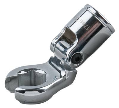 KS Tools 911.1713 3/8" Gelenk-Ringschlüssel-Stecknuss, SW14
