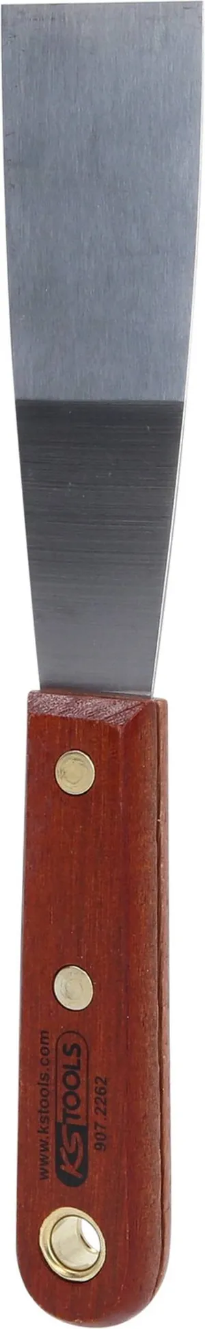 Edelstahl-Spachtel Holzgriff Breite 38 mm. KS Tools 63863449