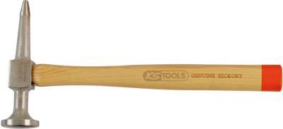 KS Tools 700.1489 Aluminium-Karosserie-Spitzhammer gewölbter Kopf, rund/spitz