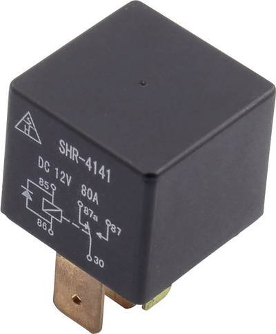 SHR-4141B SHR-24VDC-F-C 5pin Kfz-Relais 24 V/DC 80 A 1 Wechsler