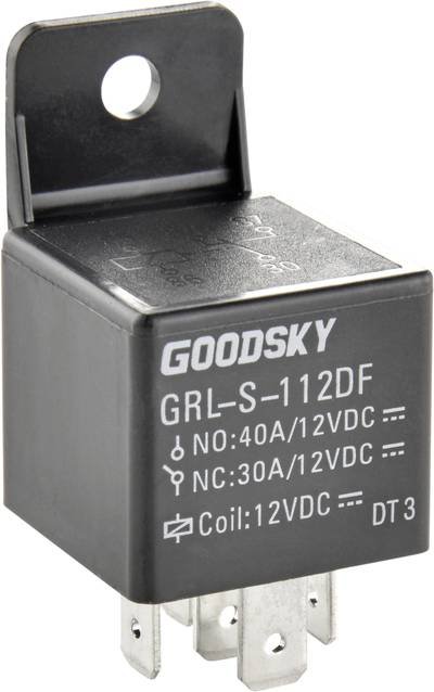 GoodSky GRL-S-124DF Kfz-Relais 24 V/DC 40 A 1 Wechsler