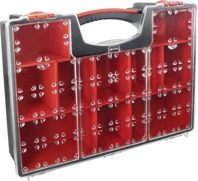 Facom BP.Z8PB Werkzeugkasten unbestückt Polycarbonat Schwarz, Rot