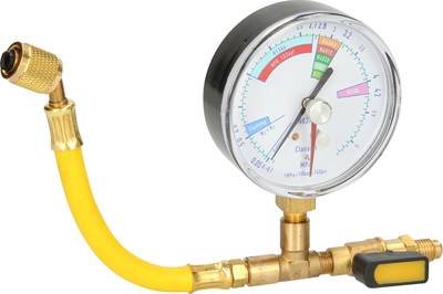 Manometer mit Abschaltventil KS Tools 550.1423