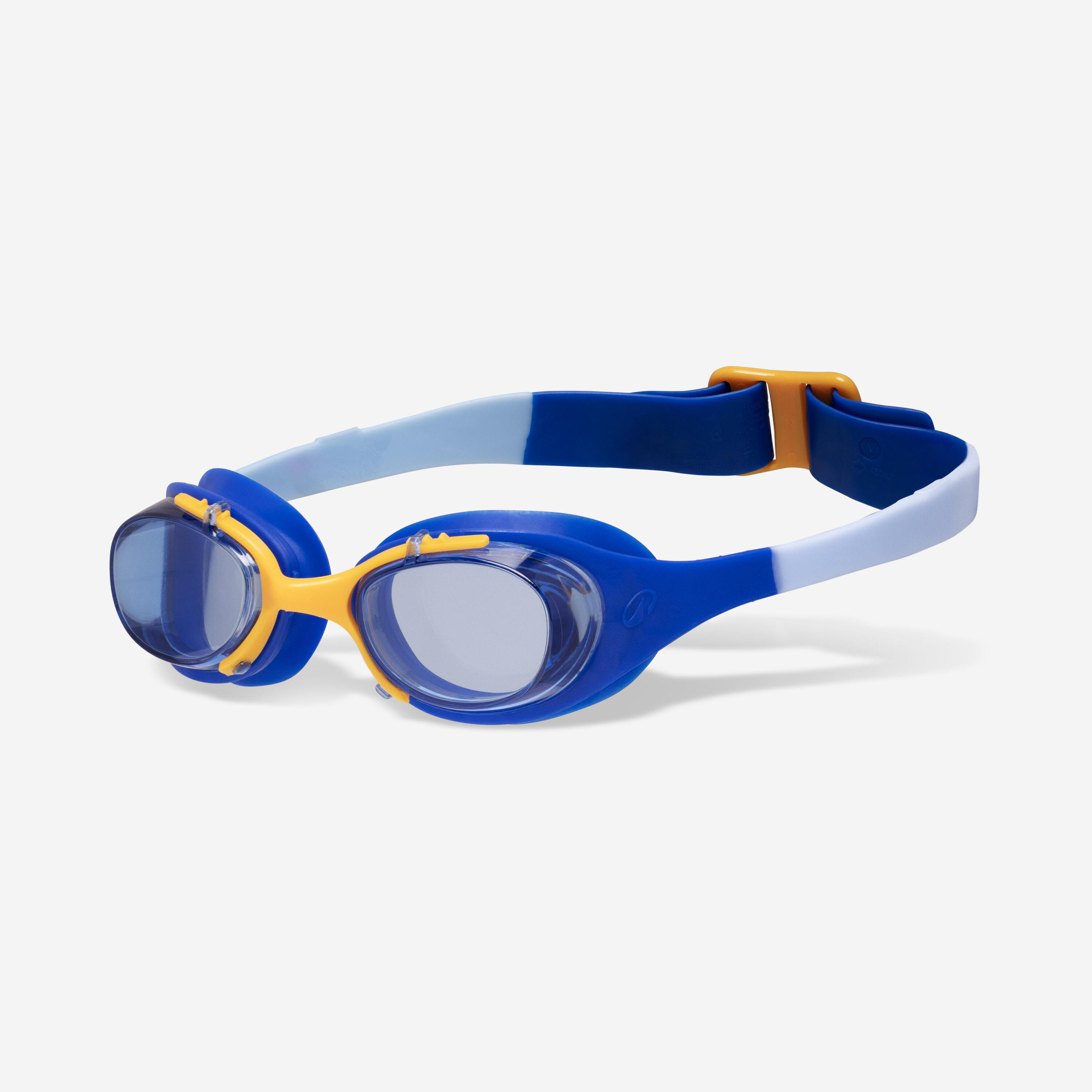 DECATHLON Gafas Natación Xbase Niños Azul-Naranja Cristales Tintados Azul