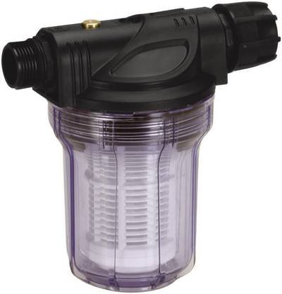 GARDENA 1731-20 Pumpen-Vorfilter, Filter für Gartenpumpe etc., bis 3000 l/h Pumpen-Vorfilter 180 mm 33,25 mm (1") AG, 30
