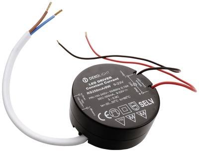 Deko Light ROUND, CC, RS350mA/8W LED-Treiber Konstantstrom 8 W 0.35 A 9 - 23 V/DC 1 St.