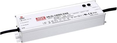 MEAN WELL HLG-185H-24A LED-Treiber, LED-Trafo Konstantspannung, Konstantstrom 187 W 7.8 A 24 V/DC PFC-Schaltkreis, Überl
