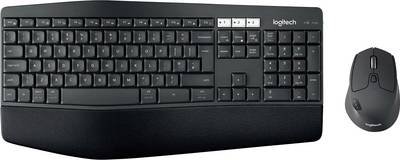Logitech MK850 Performance Kabellos Tastatur, Maus-Set Schweiz, QWERTZ Schwarz