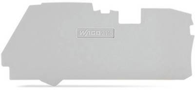 WAGO 2116-1291 Abschluss Zwischenplatte Grau 100 St.