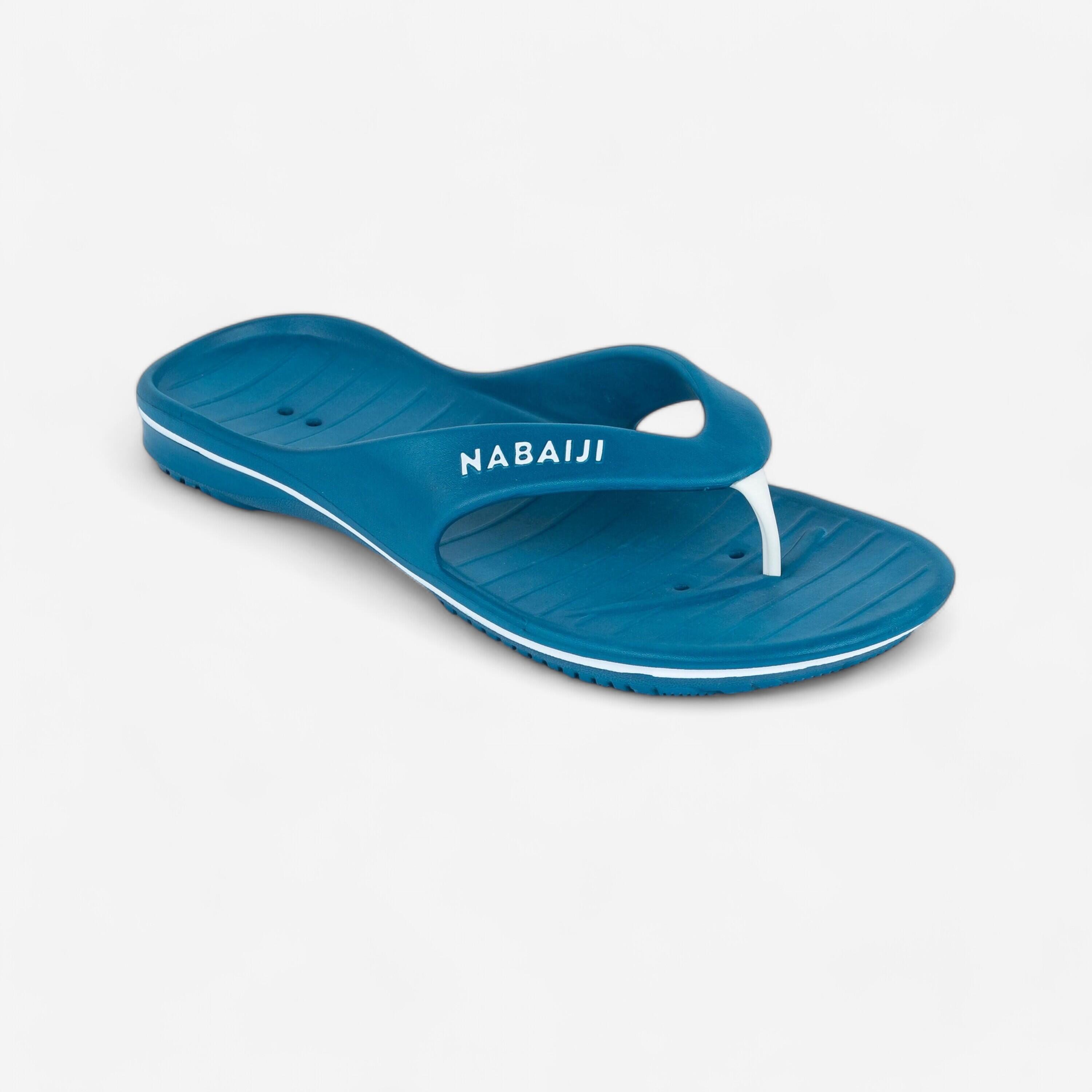 DECATHLON Chanclas Piscina Tonga 500 Basic Hombre Azul Eléctrico