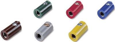 07725 Modellbahn Muffen 2.6 mm 10 St. ohne Querloch Rot