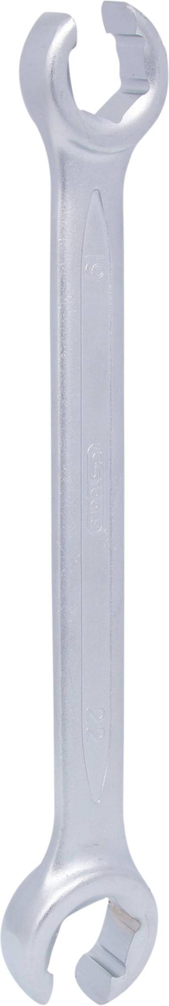 KS Tools 517.0266 Offener Doppel-Ringschlüssel, abgewinkelt, 19x22mm