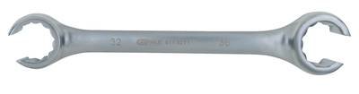 KS Tools 517.0265 Offener Doppel-Ringschlüssel, abgewinkelt, 19x21mm