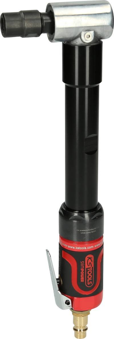 KS Tools 515.5540 KS Tools 515.5540 SlimPOWER Mini-Druckluft-Winkelstabschleifer, 18.000 U/min