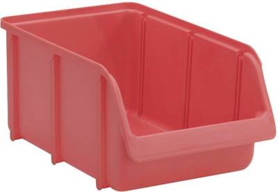 Hünersdorff 674100 Sichtlagerkasten 4 (B x H x T) 207 x 155 x 332 mm Rot 1 St.