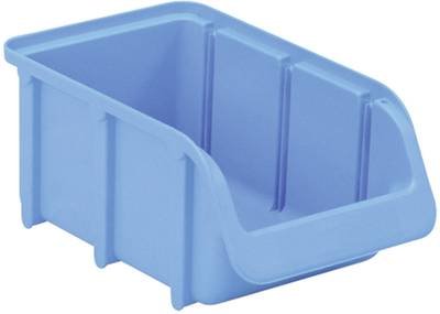Hünersdorff 672300 Sichtlagerkasten 2 (B x H x T) 102 x 74 x 164 mm Blau 1 St.