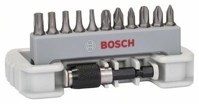 Bosch Accessories 2608522129 Bit-Set 12teilig Kreuzschlitz Phillips, Kreuzschlitz Pozidriv, Innen-Sechsrund (TX)