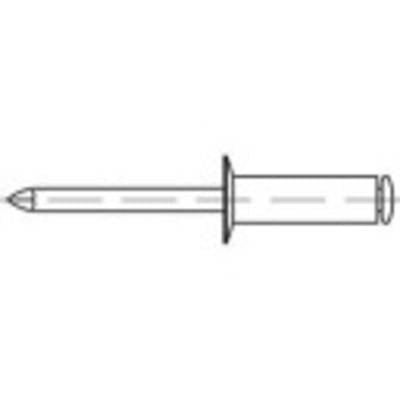 TOOLCRAFT 1070271 Offene Blindniete (Ø x L) 5 mm x 12 mm Edelstahl 500 St.