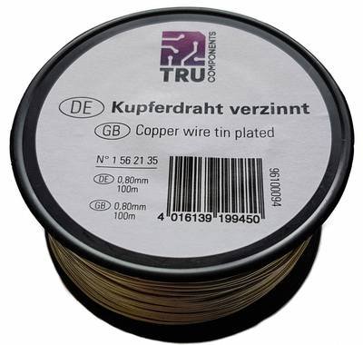TRU COMPONENTS Kupferdraht Außen-Durchmesser (ohne Isolierlack): 1.20 mm 30 m