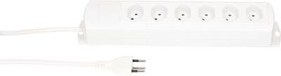 Max Hauri 161482 Steckdosenleiste ohne Schalter Weiß CH-Stecker 1 St.