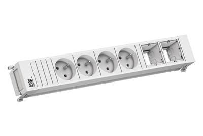 BACHMANN POWER FRAME 4xUTE 2xCM 0,2m GST18 RAL9010