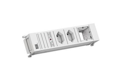 POWER FRAME 2xCH T13 1xCM 0,2m GST18 RAL9010...